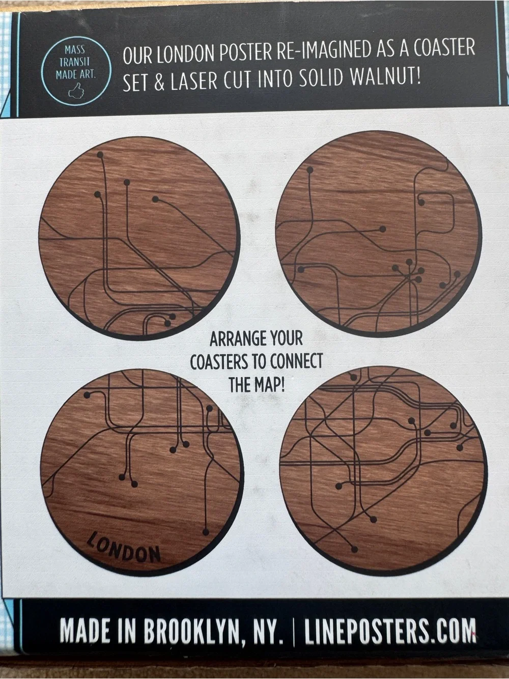 Line Posters london coaster